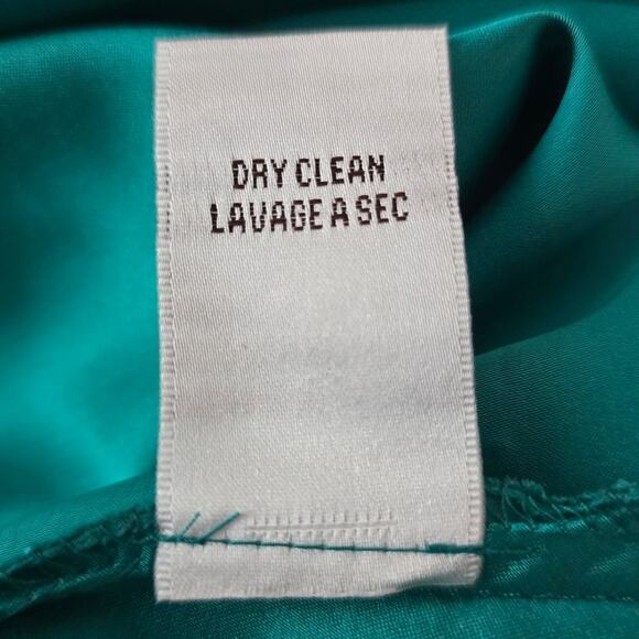 Badgley Mischka Green Women's Long Flowy Romantic Formal Dress 10 - Picture 7 of 7